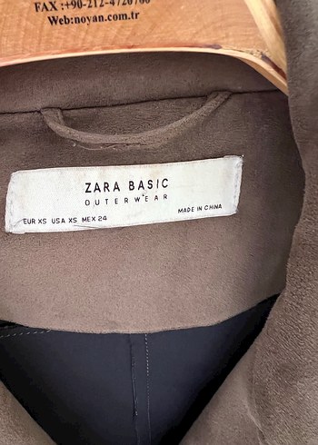 kahve Süet Kemerli Kısa Biker Ceket - Görsel 2