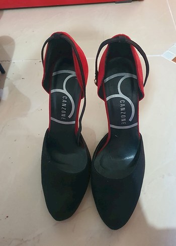 Pembe Lacivert Fiyonklu Süet Stiletto - Görsel 3