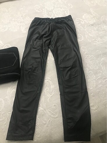 LC Waikiki Kız çocuk deri tayt