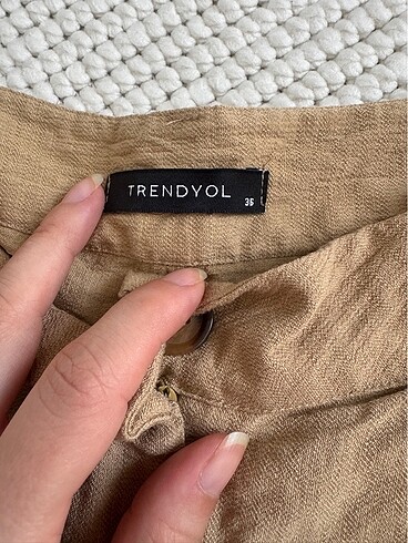 Camel rengi şort