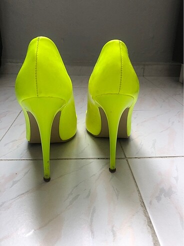 38 Beden sarı Renk Stiletto