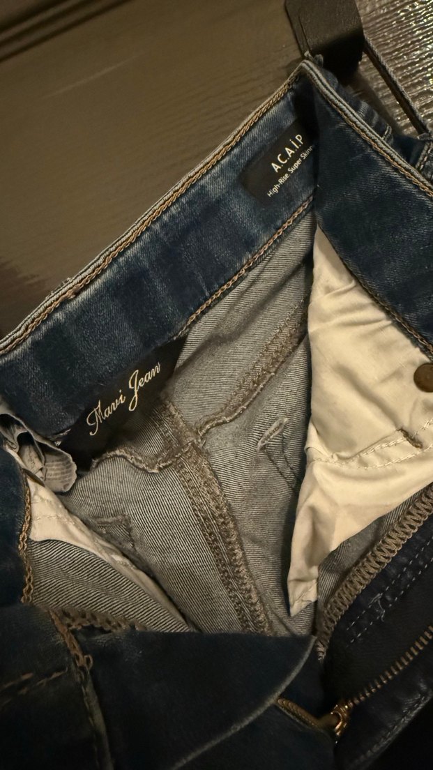 Mavi Midi Boy Kadın Kot Pantolon - Görsel 3