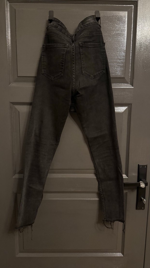 Kadın Siyah Skinny Jean - Görsel 2