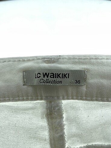 36 Beden beyaz Renk LC Waikiki Jean / Kot %70 İndirimli.