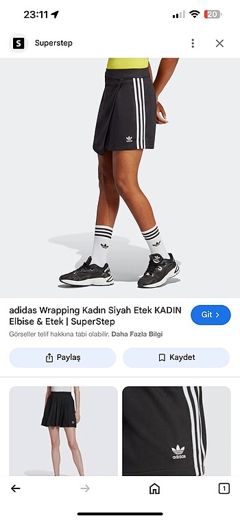 Adidas etek