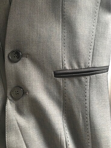 m Beden gri Renk Blazer ceket F&F