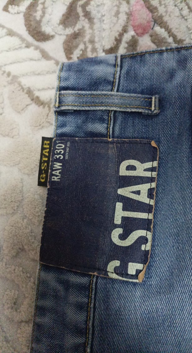 orjinal g-star az kullanılmış kot pantolon - Görsel 4