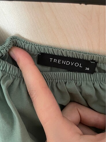 s Beden Trendyol milla kemerli bluz