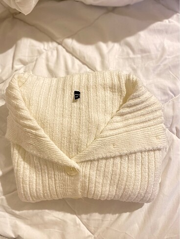 xs Beden beyaz Renk DİK YAKA TRİKO CROP HIRKA