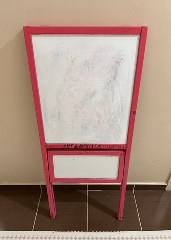 Koyu Pembe #ÇocukTahtası ve Raf - Görsel 9