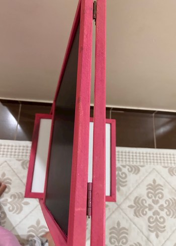 Koyu Pembe #ÇocukTahtası ve Raf - Görsel 3