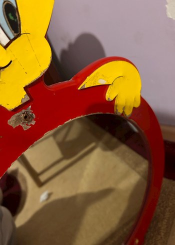 Renkli #Tweety Temalı Peluş #Ayna - Görsel 12