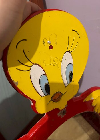 Renkli #Tweety Temalı Peluş #Ayna - Görsel 11