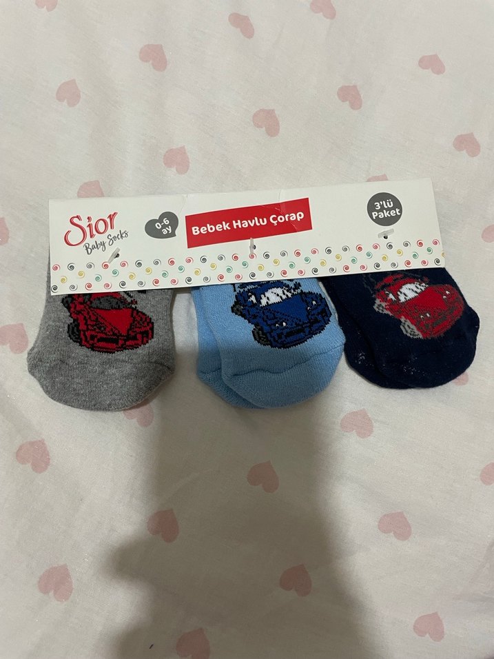 Çocuk Nakışlı Spor Çorap 10'lu Set - Görsel 2