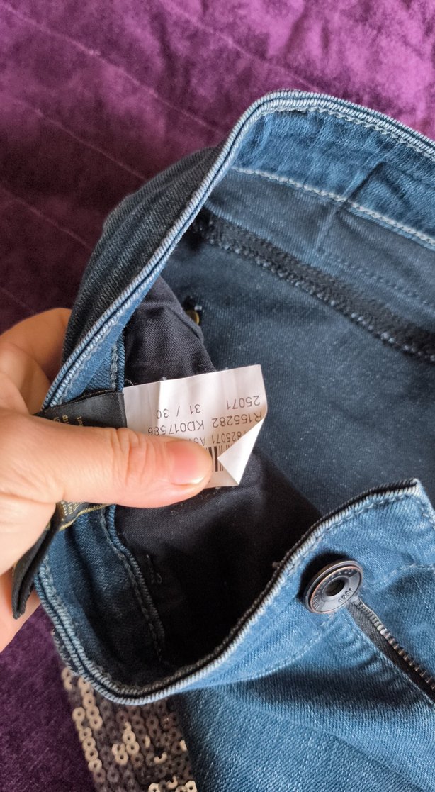 Erkek mavi  Denim Bol Kesim Jean - Görsel 4