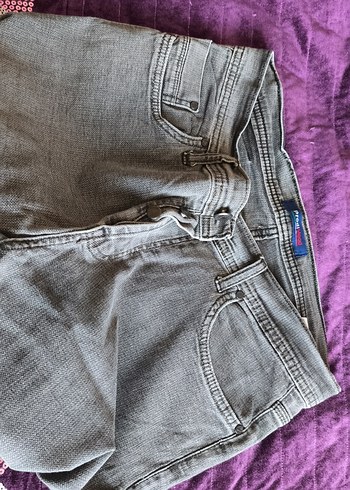 Gri Regular Fit Erkek Kot Pantolon - Görsel 2