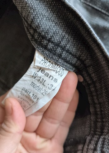 Gri Regular Fit Erkek Kot Pantolon - Görsel 4