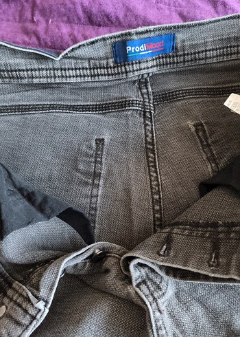 Gri Regular Fit Erkek Kot Pantolon - Görsel 5