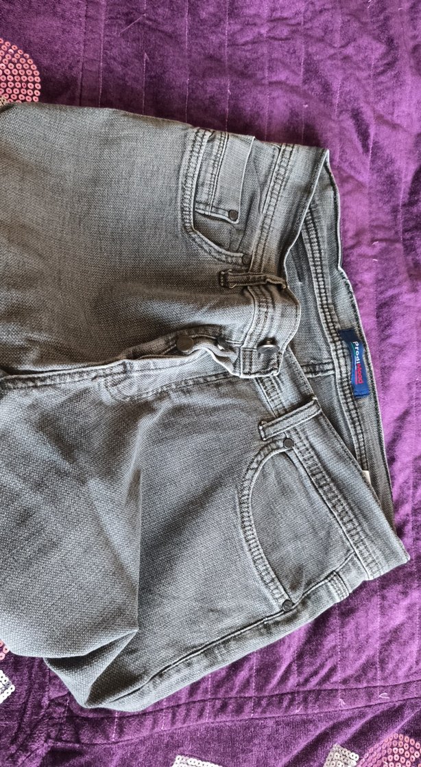 Gri Regular Fit Erkek Kot Pantolon - Görsel 2