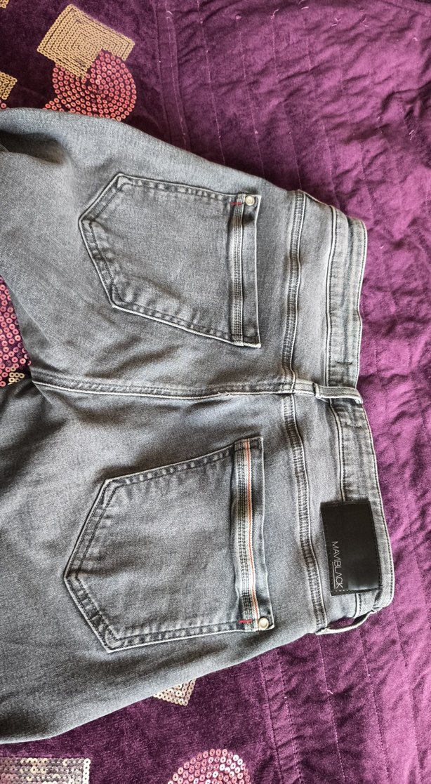 Gri kot pantolon çok kullanışlı yeniden farksiz - Görsel 5