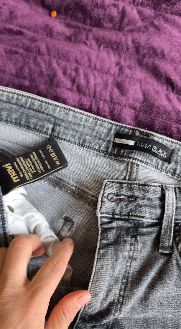 Gri kot pantolon çok kullanışlı yeniden farksiz - Görsel 3