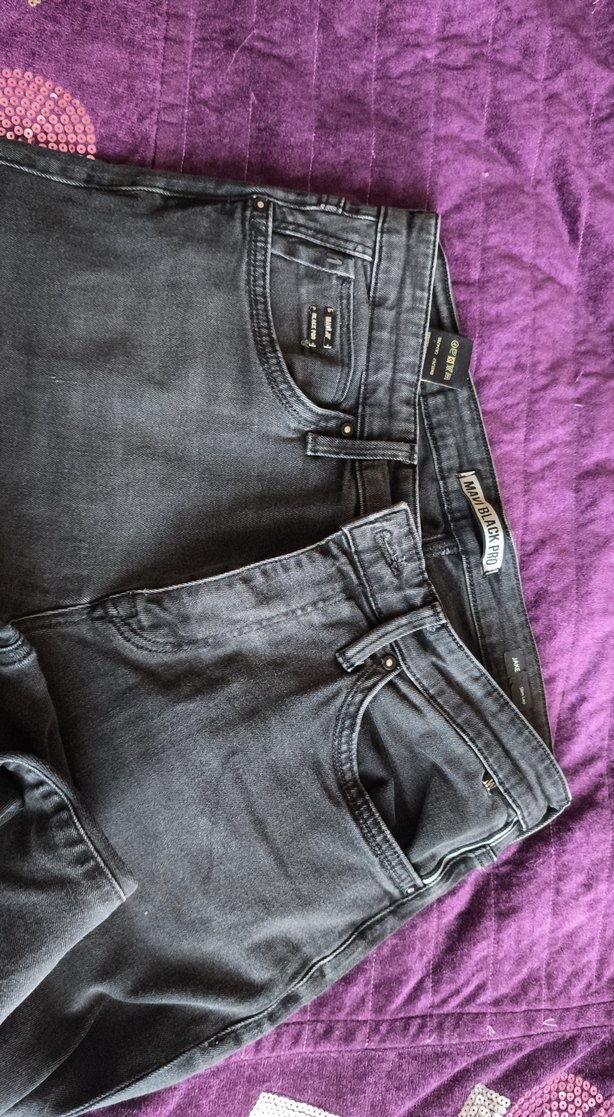 siyah kot erkek pantolon kusursuzdur - Görsel 3