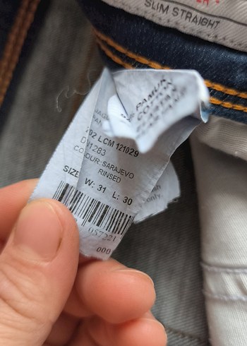 erkek köyü kot pantolon Jean lee Cooper orjinaldir - Görsel 6