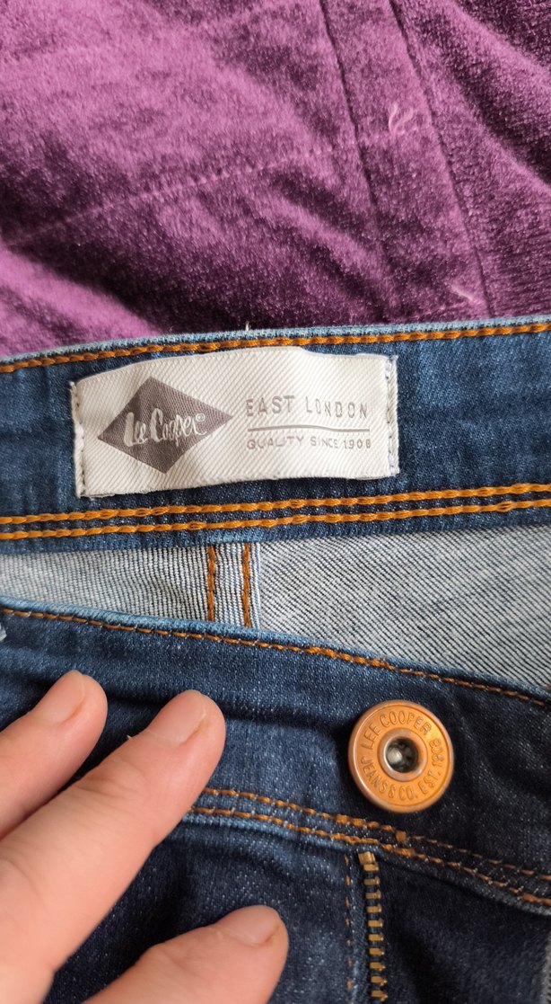 erkek köyü kot pantolon Jean lee Cooper orjinaldir - Görsel 5