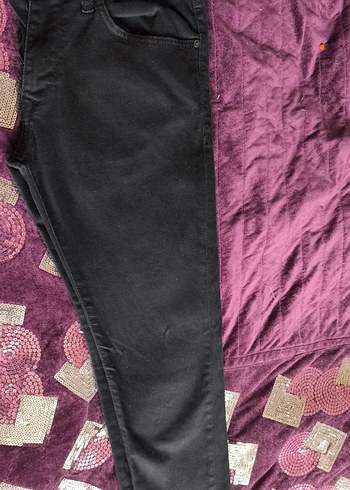 Siyah erkek keten pantolon - Görsel 2