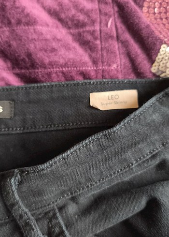 Siyah erkek keten pantolon - Görsel 5