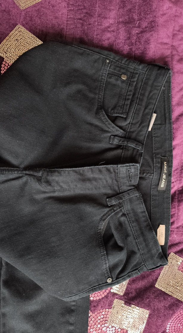 Siyah erkek keten pantolon - Görsel 4