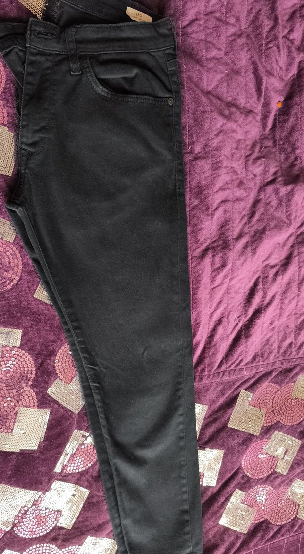 Siyah erkek keten pantolon - Görsel 2