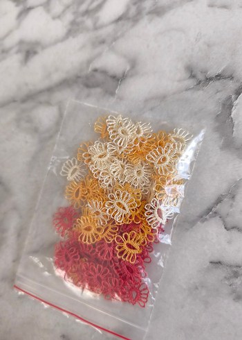 Renkli Tie-Dye Elastik Çocuk Saç Tokaları - Görsel 9