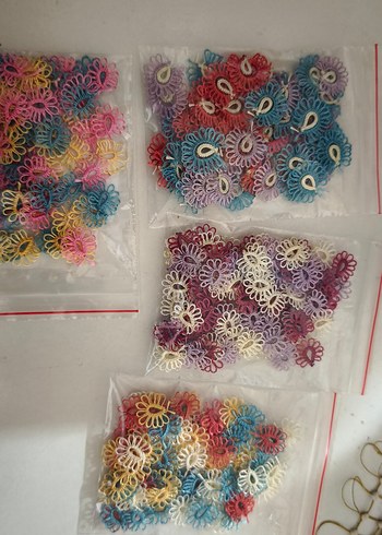 Renkli Tie-Dye Elastik Çocuk Saç Tokaları - Görsel 2