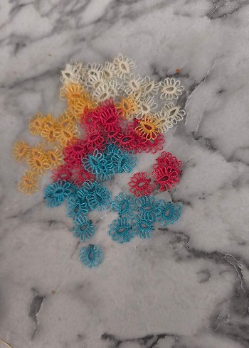 Renkli Tie-Dye Elastik Çocuk Saç Tokaları - Görsel 7