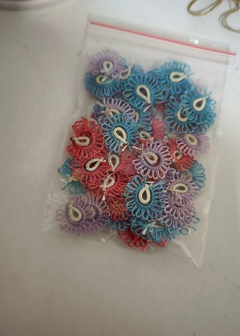 Renkli Tie-Dye Elastik Çocuk Saç Tokaları - Görsel 3