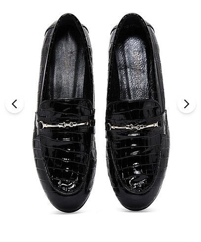 Derimod Croco Timsah Oxford Loafer Tokalı