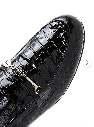 37 Beden Derimod Croco Timsah Oxford Loafer Tokalı