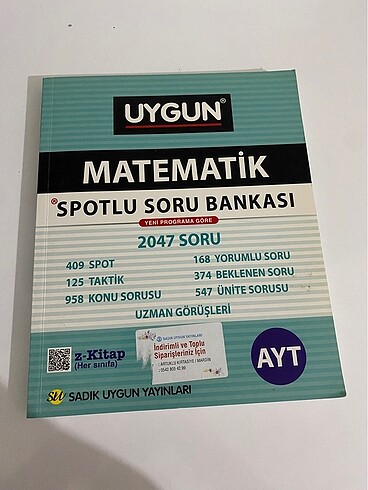 ayt matematik test kitabı