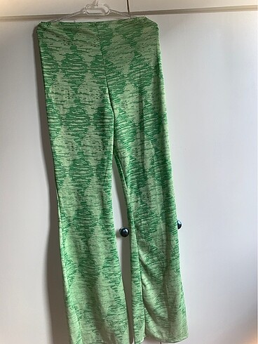 xs Beden yeşil Renk Yazlık pantalon