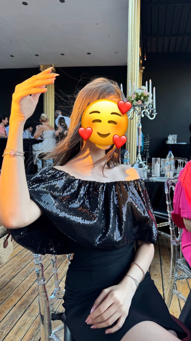 Parlak Siyah Mini Straplez Abiye - Görsel 2