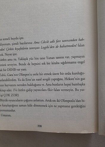  Percy Jackson ve Yunan tanrıları