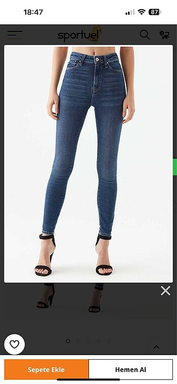 Mavi Jeans Serenay gold skinny jean mavi