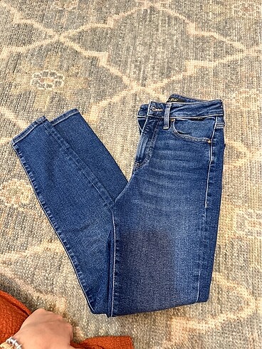 27 Beden mavi Renk Serenay gold skinny jean mavi