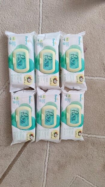 Prima pure coconut oil ıslak mendil
