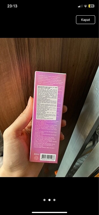 Diğer Pure beauty cc ivory 2adet