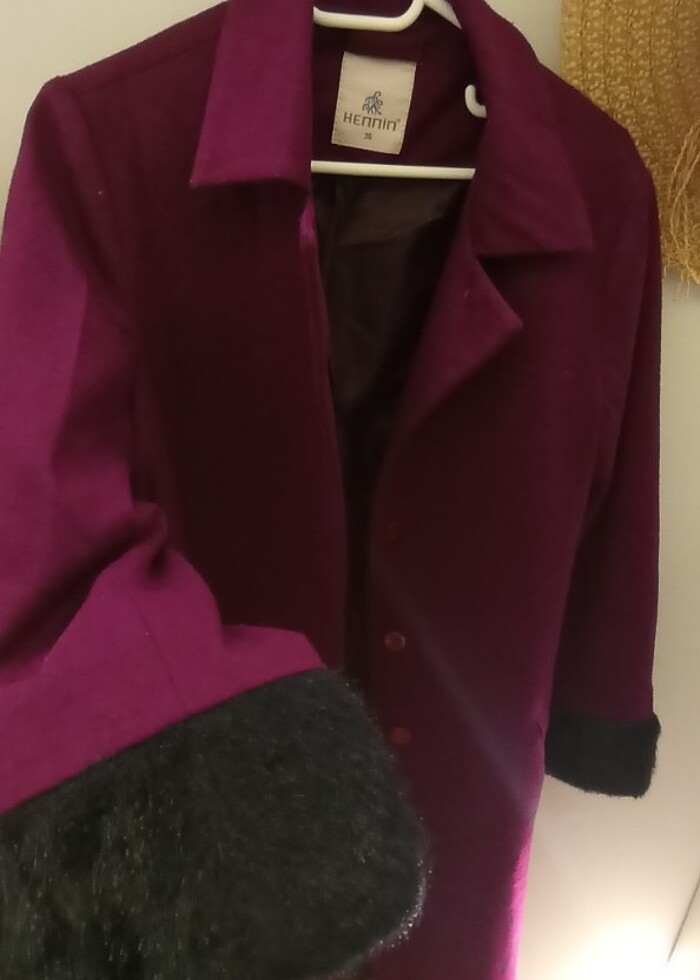 Kadın keçe kaban  - Görsel 4