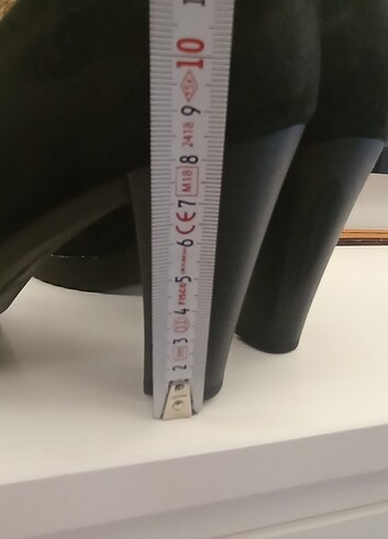 Süet topuklu ayakkabı - Görsel 6