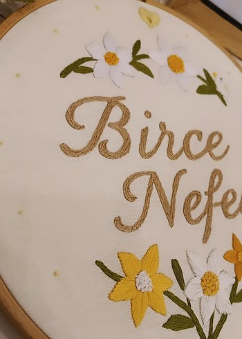 kişiye Özel Nakışlı El Yapımı Duvar Süsü - Görsel 5