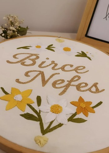 kişiye Özel Nakışlı El Yapımı Duvar Süsü - Görsel 4